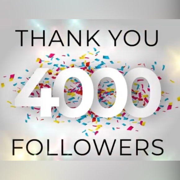 Thank you 4,000 followers! Amazing! - Picture 1 of 2